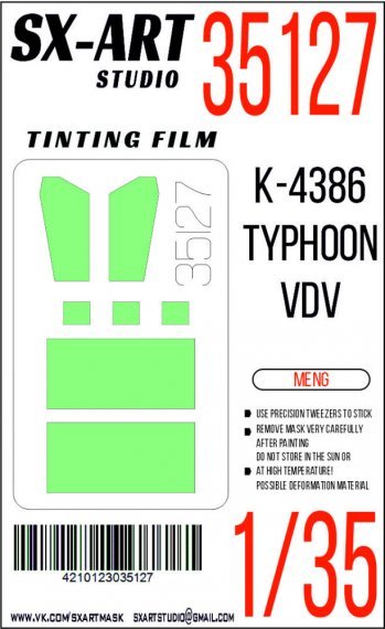 1/35 Tinting film K-4386 Typhoon-VDV