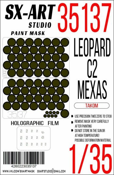 1/35 Paint mask Leopard C2 Mexas