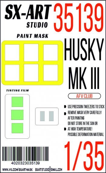 1/35 Paint mask Husky mk III