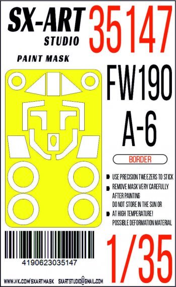 1/35 Paint mask Fw 190A-6