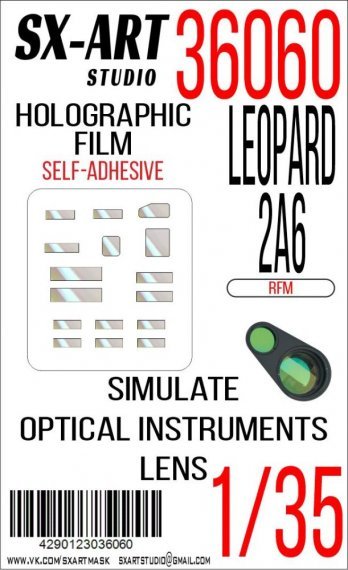 1/35 Holographic film Leopard 2A6