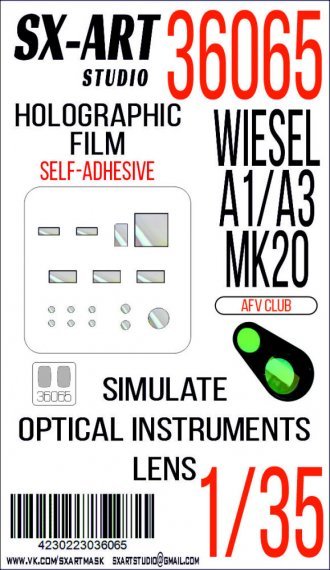 1/35 Holographic film Wiesel A1/A3 MK20