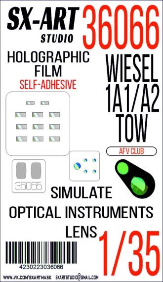 1/35 Holographic film Wiesel 1A1/A2 TOW