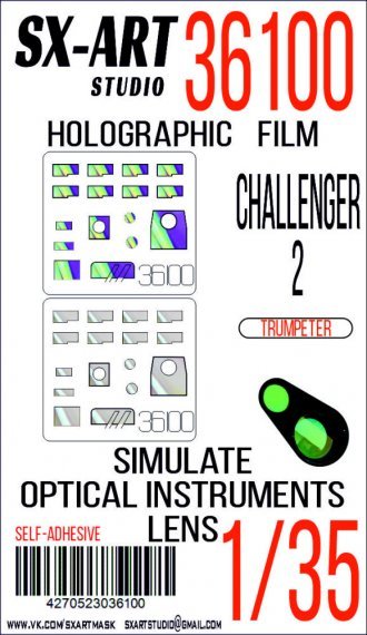 1/35 Holographic film Challenger 2