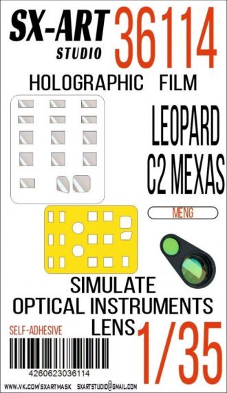 1/35 Holographic film Leopard C2 Mexas for Meng