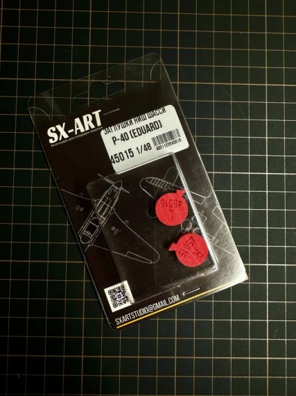 SX-ART 1/48 Bouchons Baie Roues P-40 Eduard