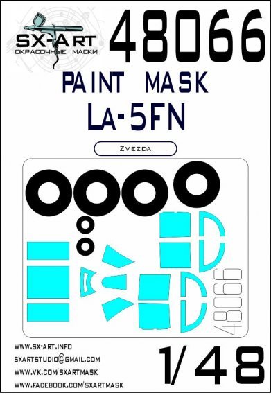 1/48 Lavochkin La-5FN Painting mask