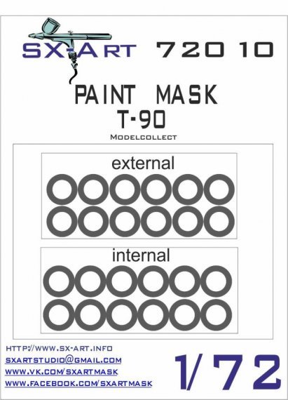1/72 T-90 Painting Mask