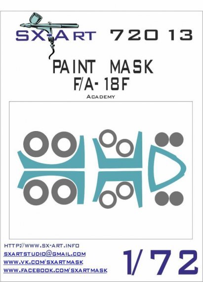 1/72 F/A-18F Painting Mask