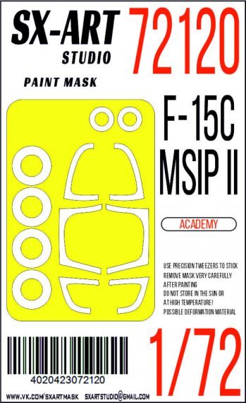 1/72 Paint mask F-15C MSIP II