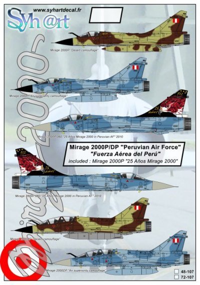 1/48 Mirage 2000P/DP Peruvian Air Force