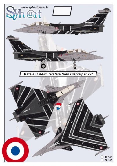 1/48 Dassault Rafale C 4-GO Rafale Solo Display 2022