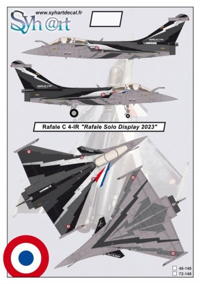 1/48 Dassault Rafale C 4-IR Rafale Solo Display 2023