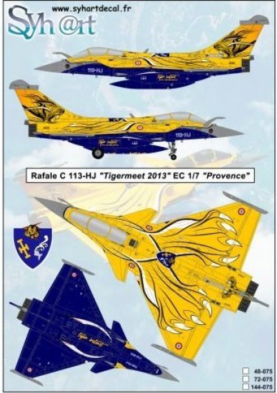 1/72 Scale Rafale C 113-HJ Tigermeet 2013 EC1/7 Provence
