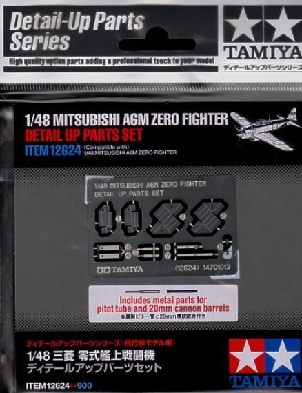 Detaillierungs-Set A6M Zero 1/48 Pitotrohr Kanonen