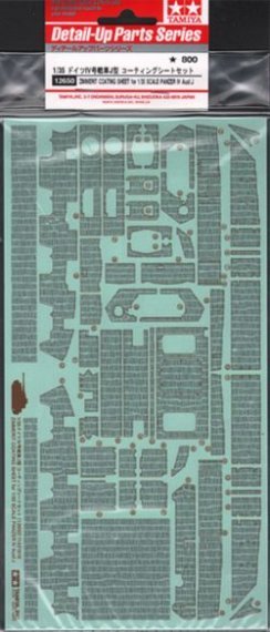 1/35 Zimmerit Coating Sheet for 1/35 scale Panzer IV Ausf.J