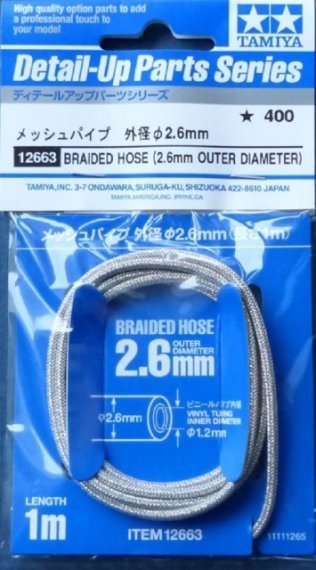 1/12 Braided hoses for 1/12 bikes