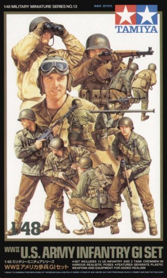 Tamiya US Army Infantry Figures 1/48
