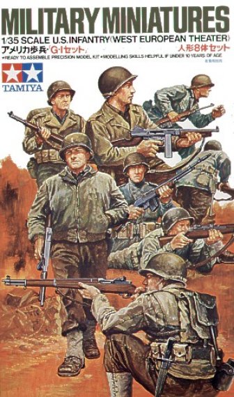 Tamiya 8 US Infantry Figures WWII 1/35