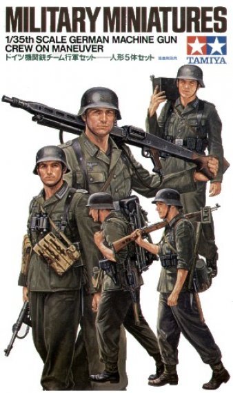 Tamiya Equipaggio Mitragliatrice Tedesca Manovra 1/35