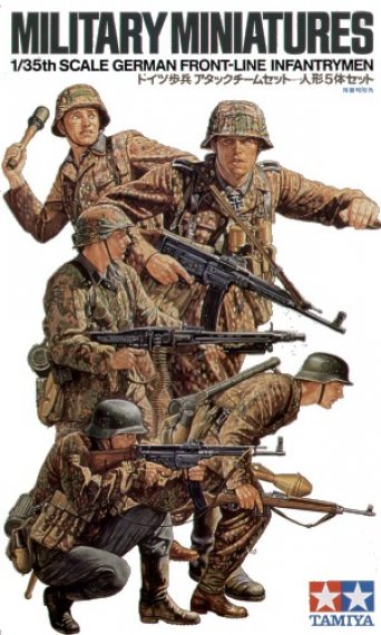 Tamiya Deutsche Frontlinien-Infanterie WWII 1/35 x5