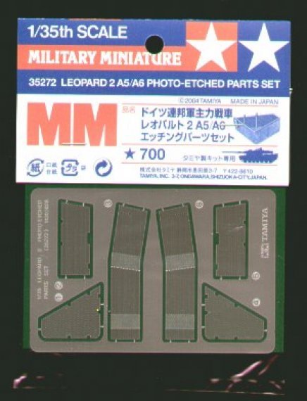 Set D�taillage Photo L�opard 2 A6 1/35 Tamiya