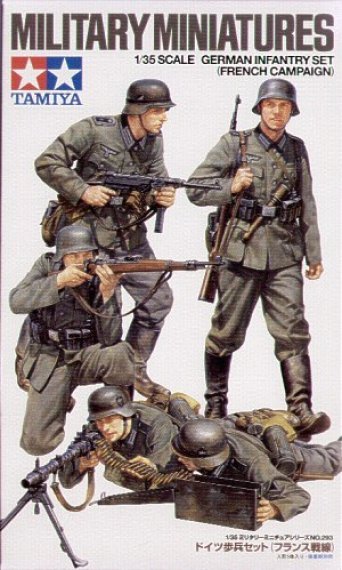 Tamiya Figurines Infanterie Allemande WWII 1/35