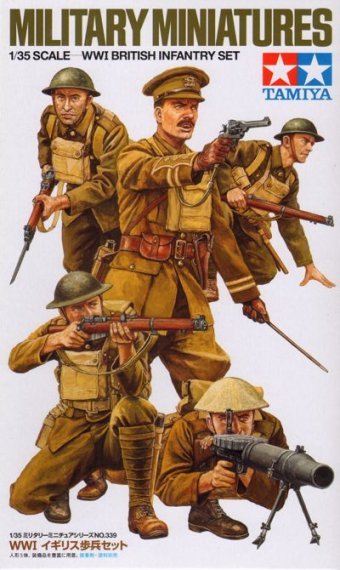 1/35 WWI British Infantry Set x 5 figs