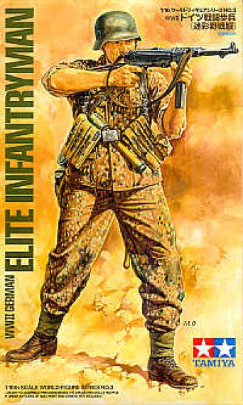 Tamiya German WWII Elite Infantry Figures 1/16