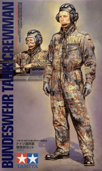 Tamiya Figurines �quipage Char Bundeswehr 1/16