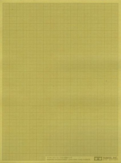 Masking Sticker Sheet 1mm grid type