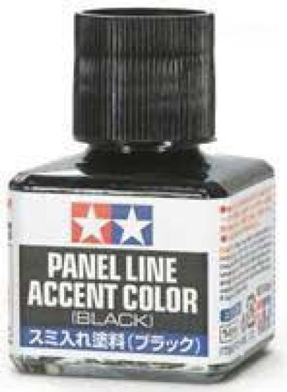 Panel Line Accent Color Black