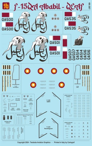 1/48 McDonnell F-15QA Eagle Ababil from Qatar