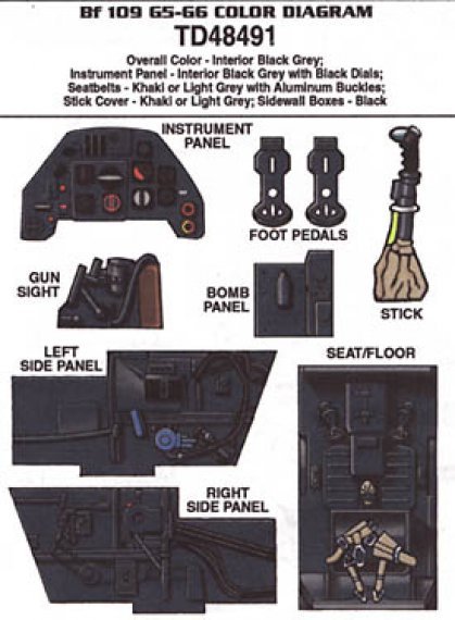 1/48 Bf 109G5-G6 Cockpit