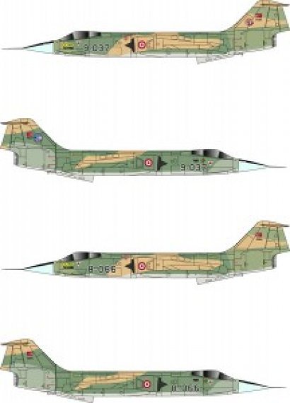 1/32 Turkish Air Forces Lockheed F-104G Starfighters Tigermeet