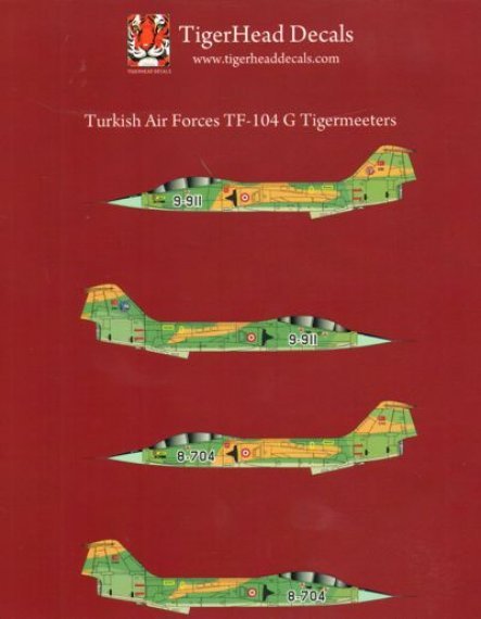 1/48 Scale Turkish Air Forces Lockheed F-104/TF-104G