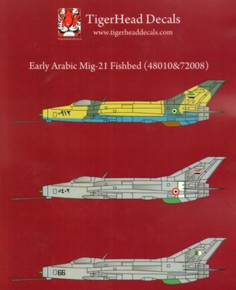 1/48 Scale Early Arabic Mig-21 F13 Fishbeds