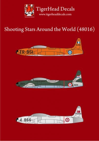 1/48 Shooting Stars Around the World. The Lockheed T-33 Shooting