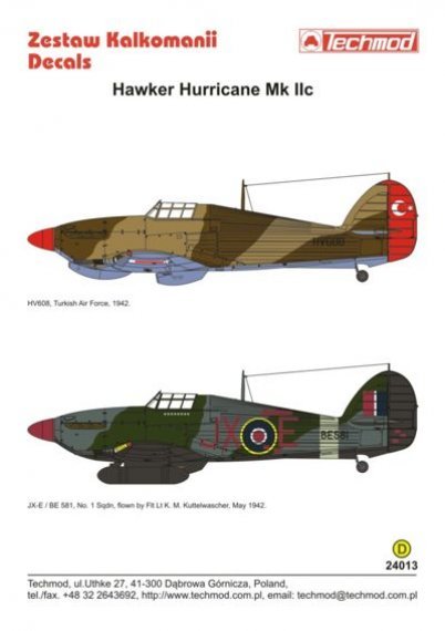 1/24 Hawker Hurricane Mk.IIc