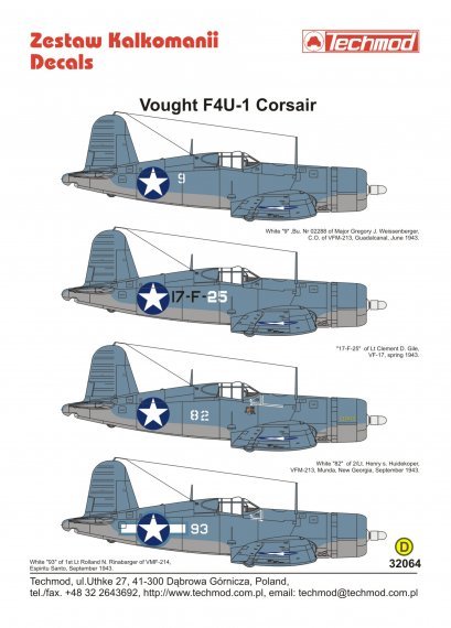 1/32 Vought F4U-1 Corsair