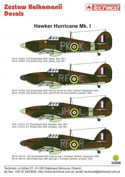 1/32 Hawker Hurricane Mk.I