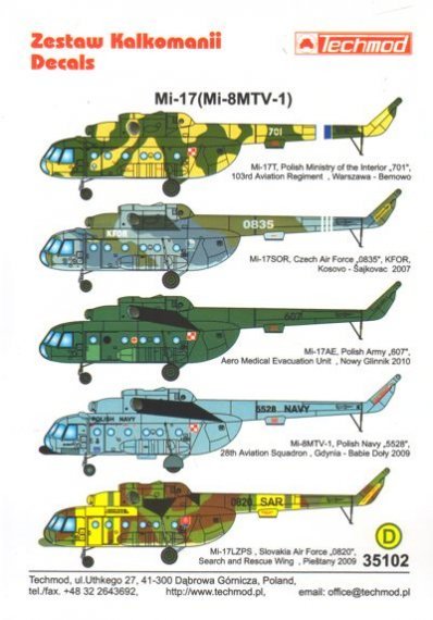 1/35 Mil Mi-8MT/Mi-17 Hip-H Helicopter.