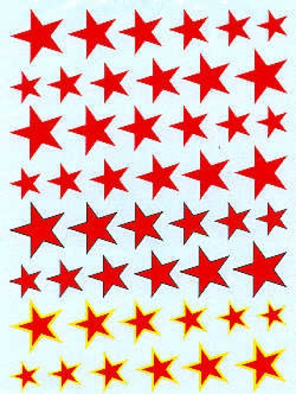 Techmod Soviet Stars Decals 1/48