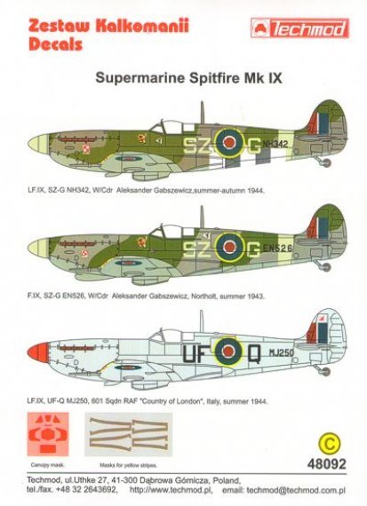 1/48 Supermarine Spitfire Mk.IX