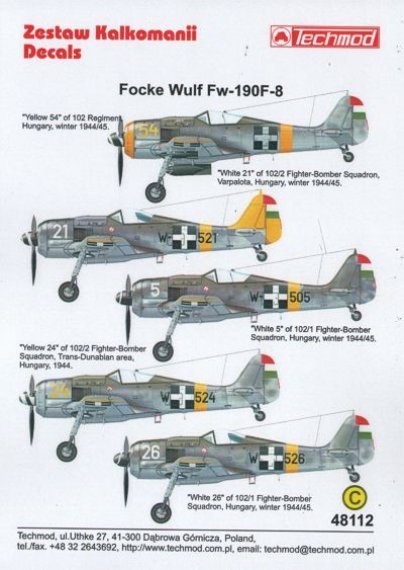 1/48 Focke-Wulf Fw 190F-8 Hungary