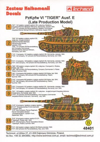 1/48 Pz.Kpfw.VI Tiger Aust. E (Late Production Model