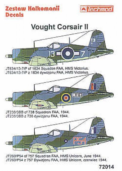 Techmod Decals F4U-1A Corsair 1/72