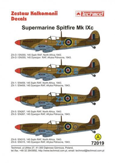 1/72 Supermarine Spitfire Mk.IXc