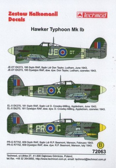 1/72 Hawker Typhoon Mk.Ib