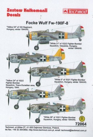 1/72 Focke-Wulf Fw 190F-8 Hungary